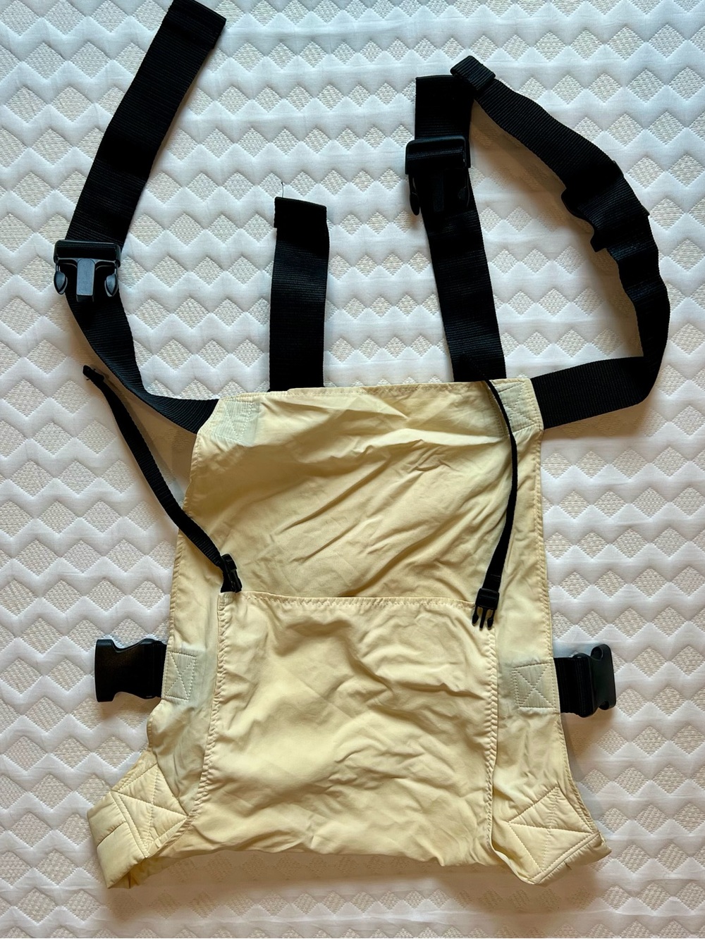 Connecta Integra Carrier Solar Beige Cotton Buckle Adjustable Toddler baby